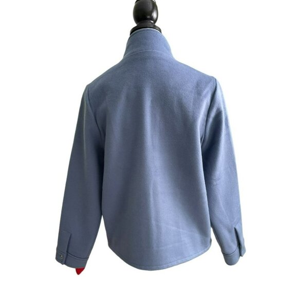 Joie Full Zip Front Pockets Blue Jacket women's Size M NWT - Picture 2 of 4